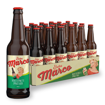 Craft spruce beer can Sodas Marco 355ml