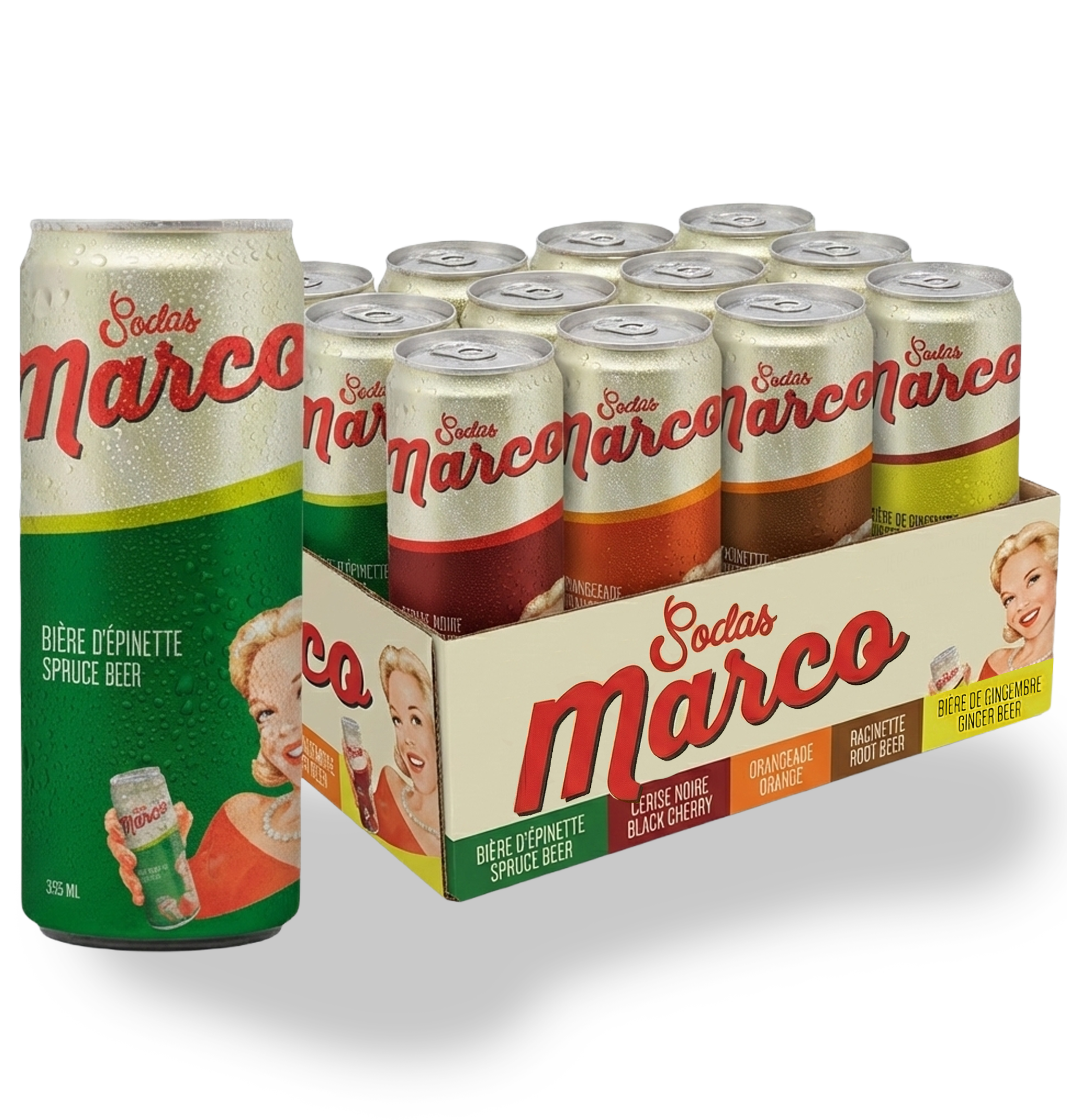 Sodas Marco - Caisse mixte